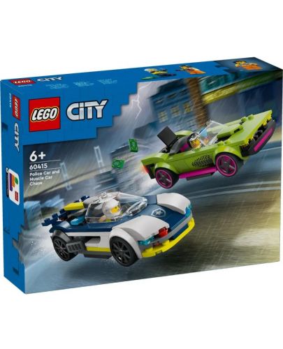 Конструктор LEGO City - Преследване с полицейска кола (60415) - 1