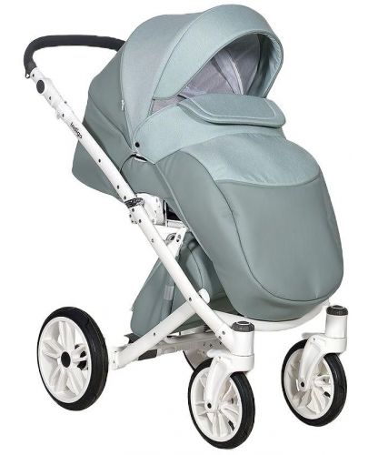 Комбинирана детска количка 2 в 1 Baby Giggle - Porto, зелена - 3