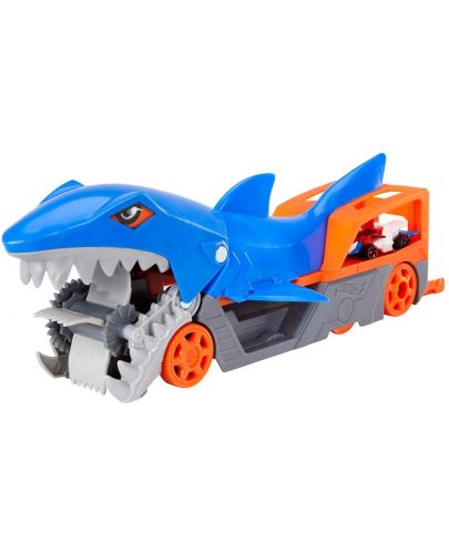 Комплект Mattel Hot Wheels - Автовоз акула, с 1 кола - 3
