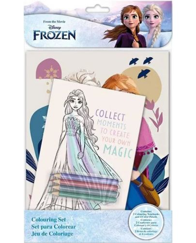 Комплект за оцветяване Kids Licensing - Frozen - 1