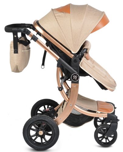 Комбинирана детска количка Moni - Sofie, бежова - 4