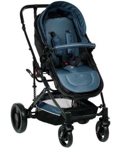 Комбинирана детска количка 2 в 1 Zizito - ZI Lana, синя - 2