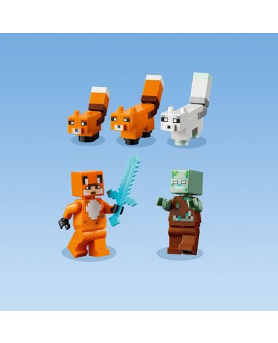 Конструктор Lego Minecraft - Хижата на лисиците (21178) - 5