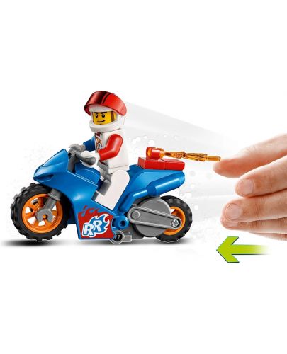 Комплект Lego City Stunt - Каскадьорски мотоциклет ракета (60298) - 3