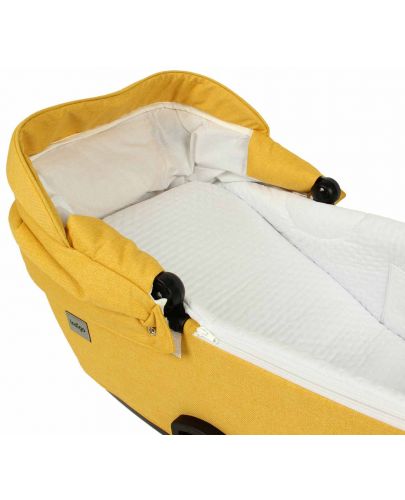 Комбинирана детска количка 3в1 Baby Giggle - Broco, жълта - 5