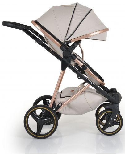 Комбинирана бебешка количка 3 в 1 Moni - Florence, бежова - 6