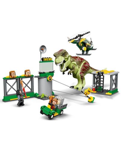 Конструктор Lego Jurassic World - Бягство на Т-Рекс (76944) - 2
