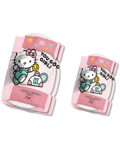 Комплект D'Arpeje Hello Kitty - Каска, наколенки и налакътници - 3