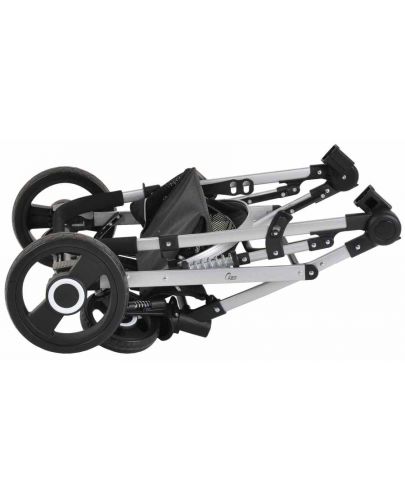 Комбинирана бебешка количка Moni - Ciara, тюркоаз с черно - 9