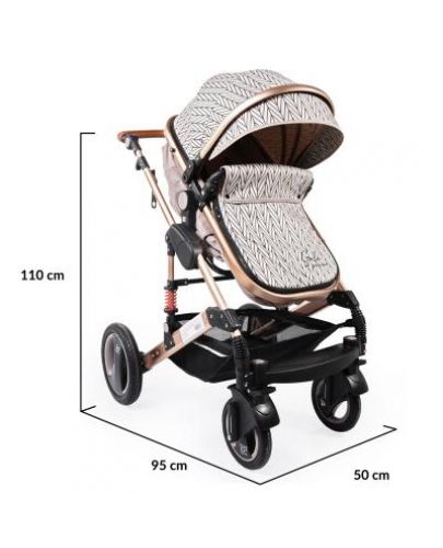 Комбинирана детска количка Moni - Gala Premium Barley - 4