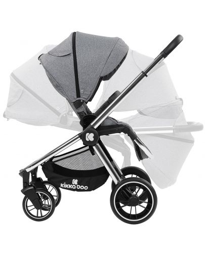 Комбинирана детска количка 3 в 1 Kikka Boo - Vicenza Premium, сива - 8