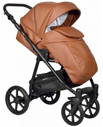Комбинирана детска количка 2в1 Baby Giggle - Broco Eco, кафява - 2