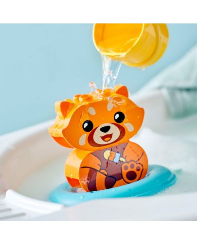Конструктор Lego Duplo - Забавления в банята,  Плаваща панда (10964) - 2