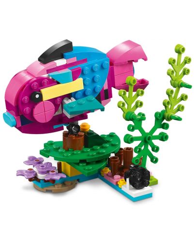 Конструктор LEGO Creator 3 в 1 - Екзотичен розов папагал (31144) - 6