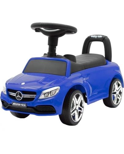 Кола за яздене Baby Mix - Mercedes Benz AMG C63 Coupe, синя - 1