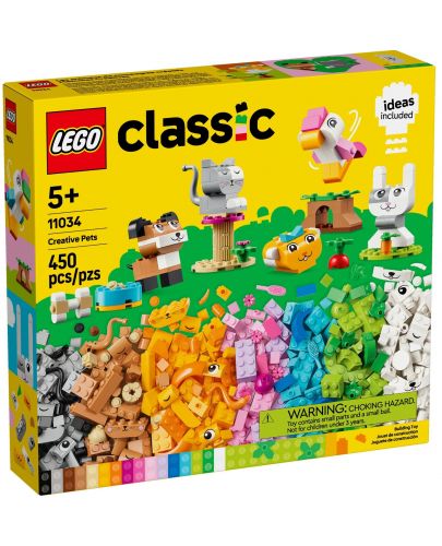 Конструктор LEGO Classic - Творчески домашни любимци (11034) - 1