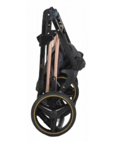 Комбинирана бебешка количка 3 в 1 Moni - Florence, черна - 5