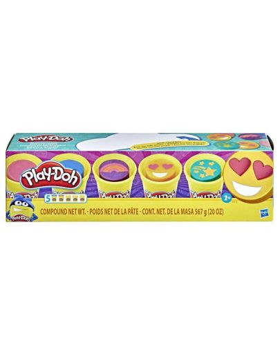 Комплект за моделиране Hasbro - Play-Doh, Цветове от щастие - 1