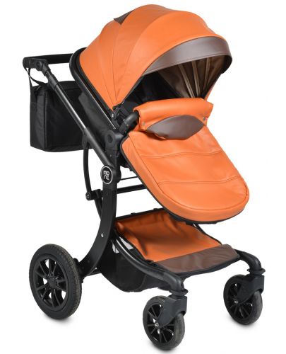 Комбинирана детска количка Moni - Sofie, кожа - 1