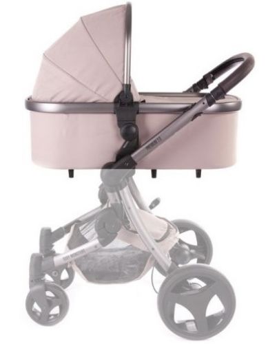 Комплект комбинирана количка и кош за новородено Baby Monsters - Premium, кафяво - 5