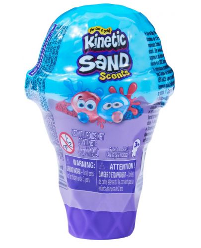 Комплект Spin Master Kinetic Sand - Сладолед с кинетичен пясък, син - 1