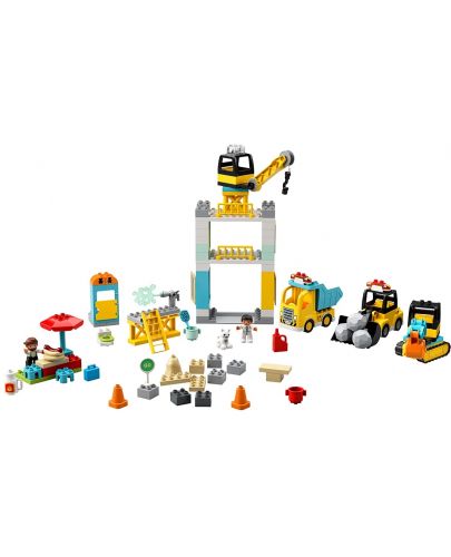 Конструктор LEGO Duplo Town - Строителен кран (10933) - 3
