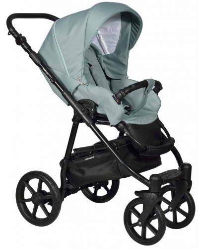 Комбинирана детска количка 2в1 Baby Giggle - Broco, светлозелена - 3