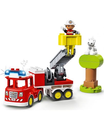 Конструктор LEGO Duplo Town - Пожарникарски камион, със звуци (10969) - 3
