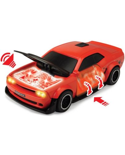 Количка Dickie Toys - Dodge Challenger SRT Hellcat, червена - 3
