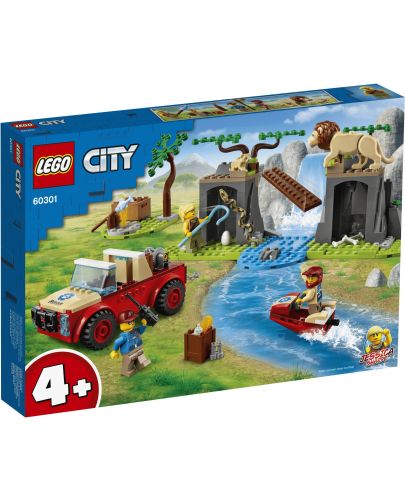 Конструктор Lego City Wildlife - Спасителен офроуд джип (60301) - 1