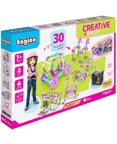 Конструктор Engino Creative - 30 модела за момичета - 1