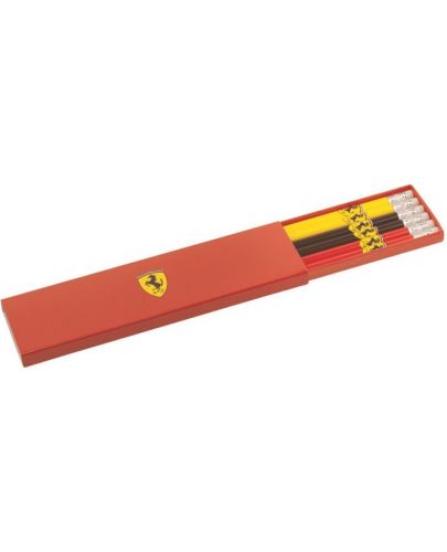 Комплект цветни моливи Ferrari - 6 броя - 1