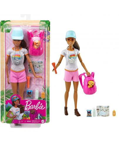 Комплект Mattel Barbie Wellness - Време за разходка сред природата с кученце - 2