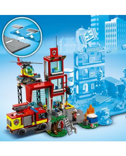 Конструктор Lego City - Пожарникарска станция (60320) - 8
