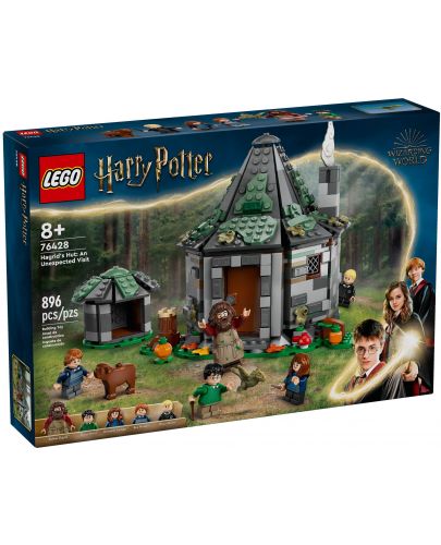 Конструктор LEGO Harry Potter - Колибата на Хагрид: неочаквано посещение (76428) - 1