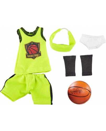 Комплект дрехи за кукла Kruselings - Баскетболен екип, Джой - 1
