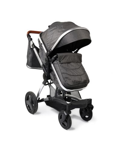 Комбинирана детска количка Moni - Veyron, тъмносива - 3