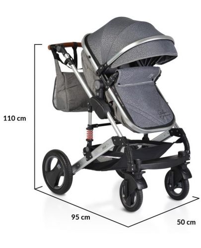 Комбинирана детска количка Moni - Gala, Premium Panther - 4