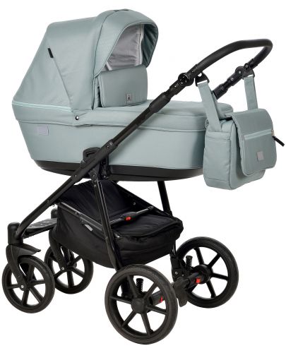 Комбинирана детска количка 3в1 Baby Giggle - Broco, светлозелена - 1