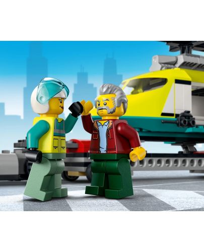 Конструктор Lego City - Превоз на спасителен хеликоптер (60343) - 4