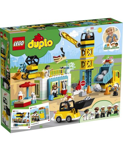 Конструктор LEGO Duplo Town - Строителен кран (10933) - 2