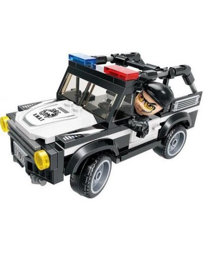 Конструктор Qman Mine City - Полицейски автомобил - 2
