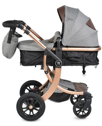 Комбинирана детска количка Moni - Sofie, тъмносива - 5