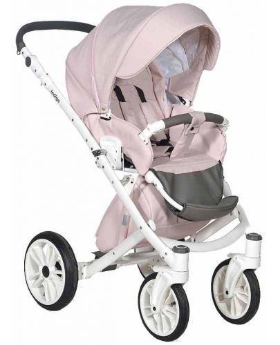 Комбинирана детска количка 3в1 Baby Giggle - Porto, розова - 2