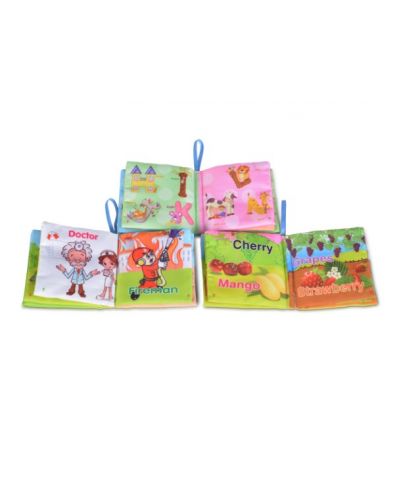 Комплект меки детски книжки Moni - 3 броя, Букви - 2