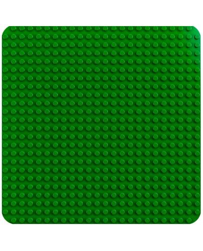 Конструктор Lego Duplo Classic - Зелена строителна плочка (10980) - 1