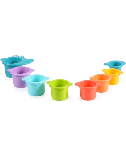 Комплект играчки за баня Huanger - Croc cups - 2