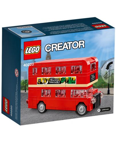 Конструктор LEGO Creator Expert - Двуетажен лондонски автобус (40220) - 5