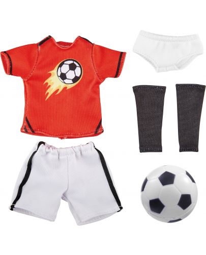 Комплект дрехи за кукла Kruselings - Футболен екип, Майкъл - 1