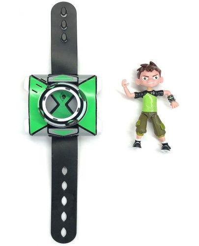 Комплект Playmates Ben 10 - Omnitrix часовник със звуци и фигурка - 2